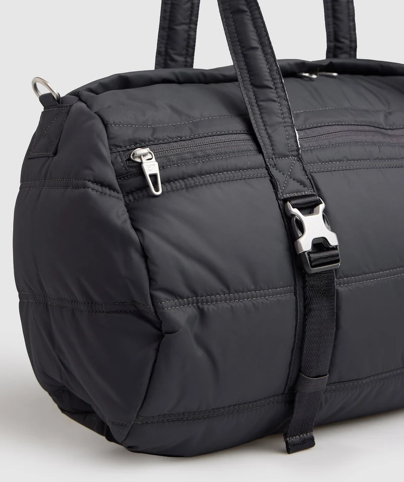 Gymshark Lifestyle Barrel Bag - Onyx Grey