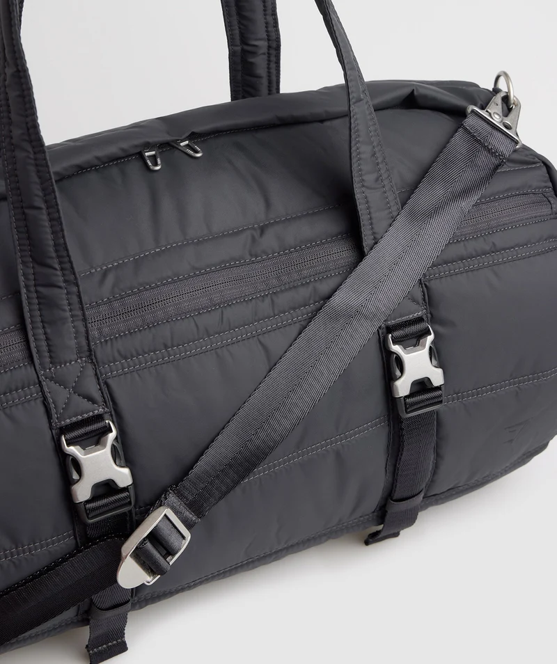 Gymshark Lifestyle Barrel Bag - Onyx Grey
