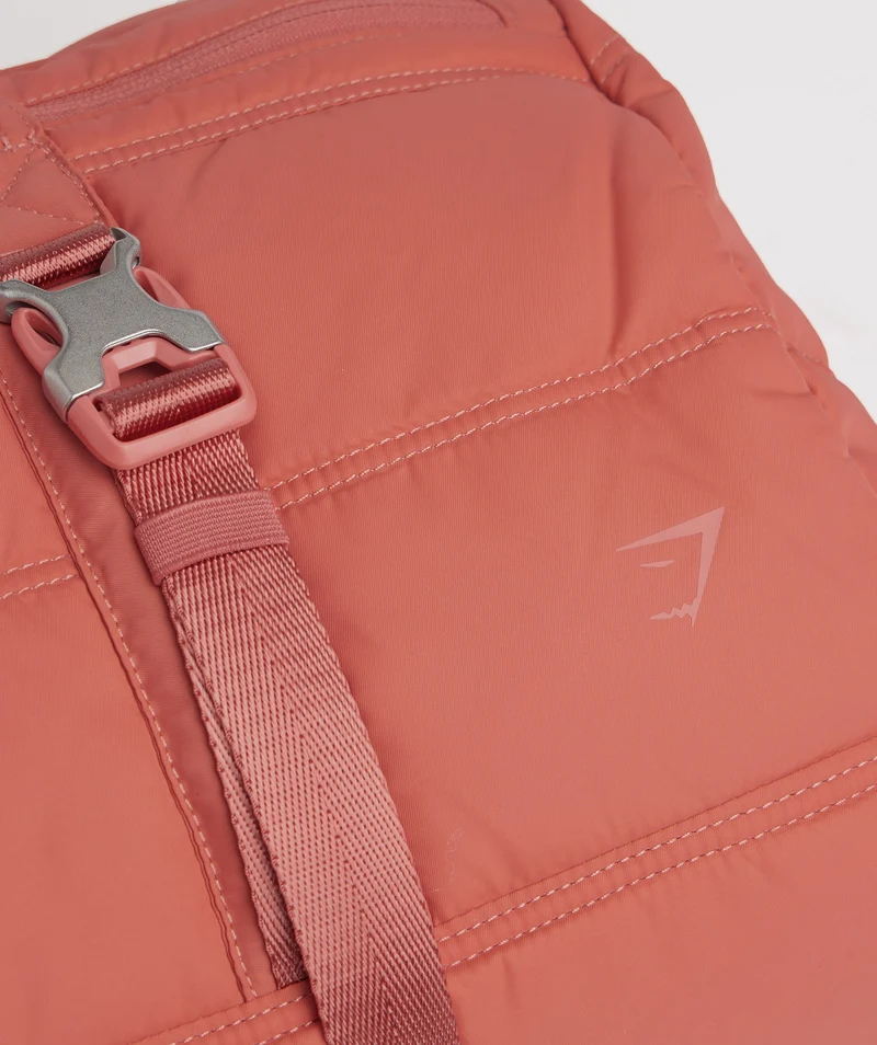 Gymshark Lifestyle Barrel Bag - Terracotta Pink