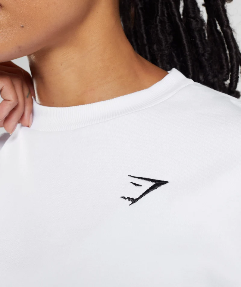 Gymshark Training Oversized Sweatshirt - White