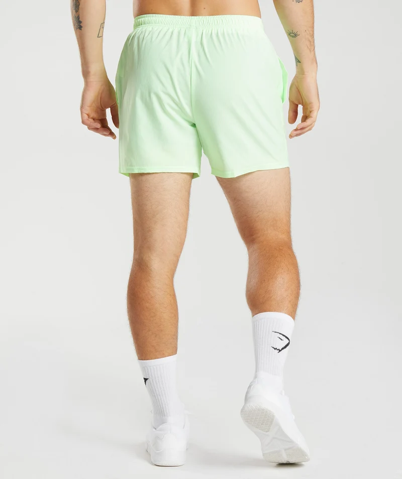 Gymshark Arrival 5" Shorts - Fluo Mint