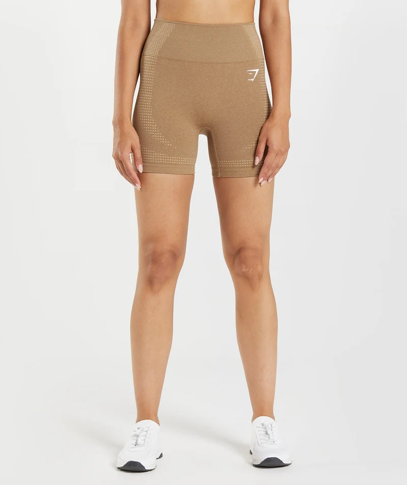 Gymshark Vital Seamless Shorts - Fawn Marl