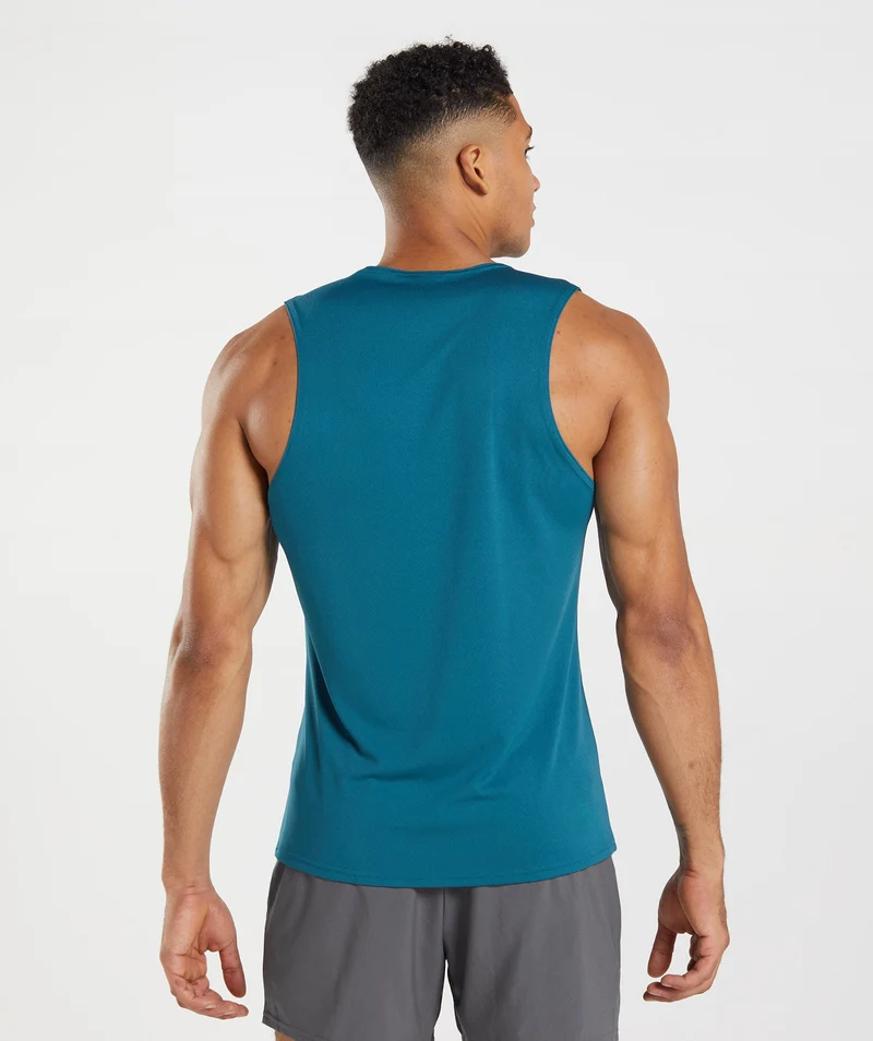 Gymshark Arrival Tank - Atlantic Blue