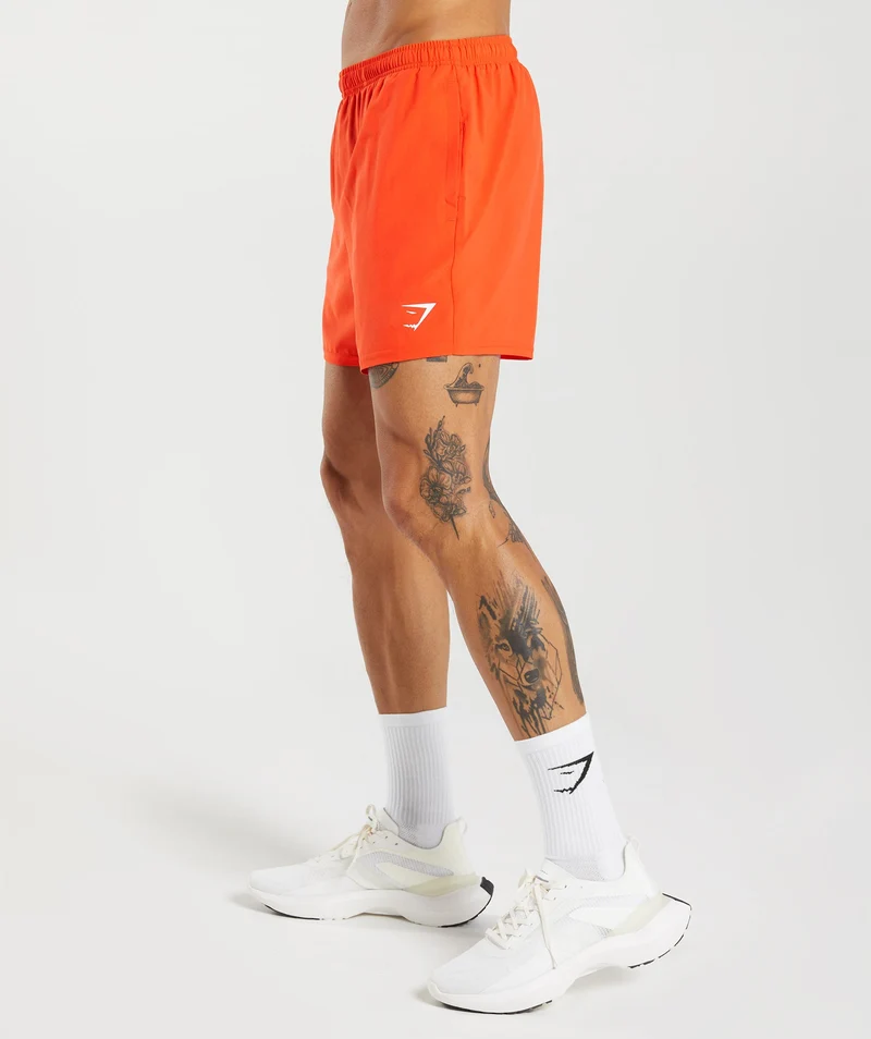 Gymshark Arrival 5" Shorts - Pepper Red
