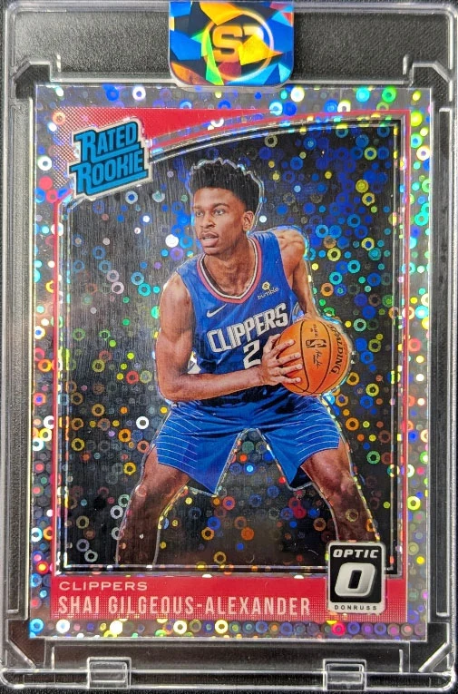 Shai Gilgeous-Alexander 2018 Donruss Optic Rated Rookie Fast Break Holo
