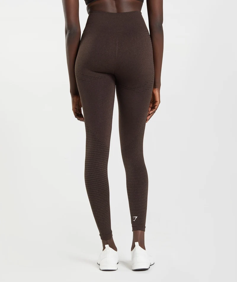 Gymshark Vital Leggings - Cherry Brown Marl