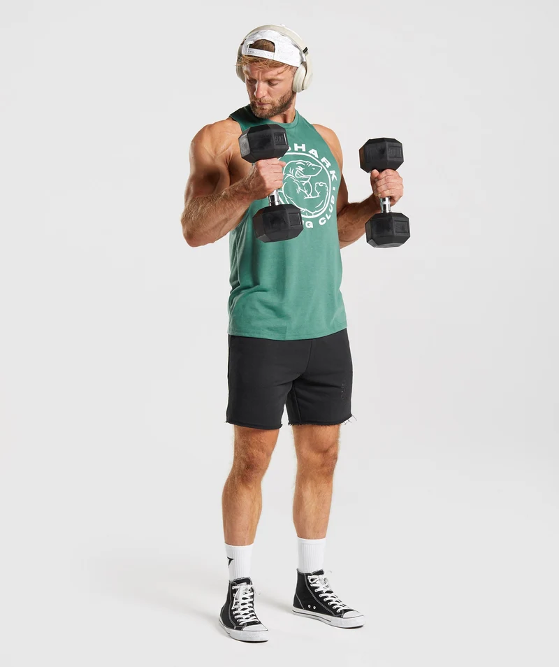 Gymshark Legacy Drop Arm Tank - Hoya Green