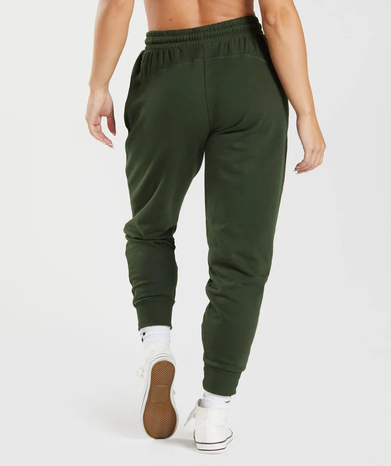 Gymshark Power Joggers - Moss Olive