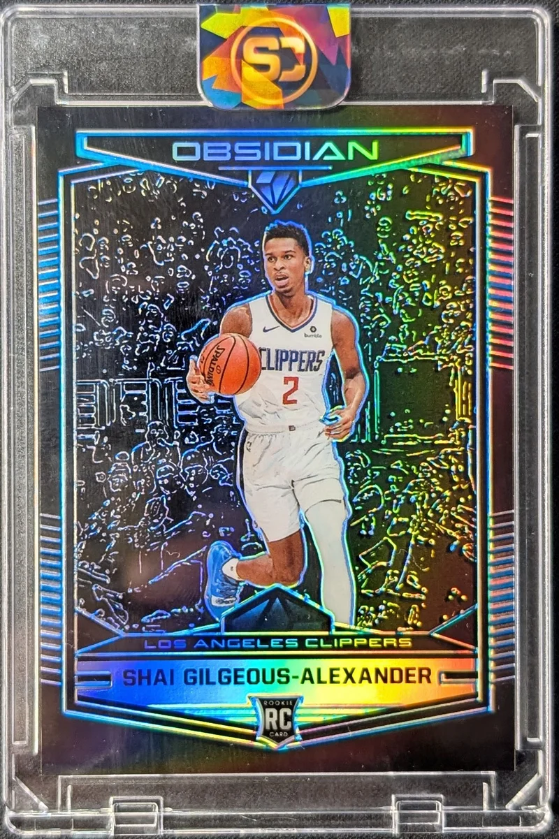 Shai Gilgeous-Alexander 2018 Obsidian Blue Rookie Preview /99