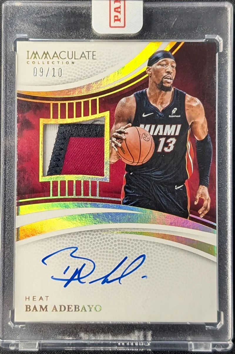 Bam Adebayo 2024 Immaculate Patch Auto Gold /10