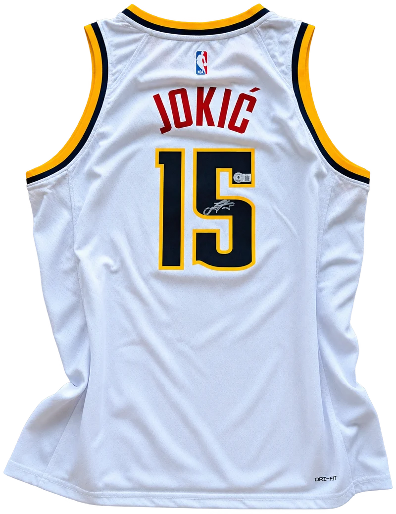 Nikola Jokic signed Jersey NBA Denver Nuggets BECKETT COA