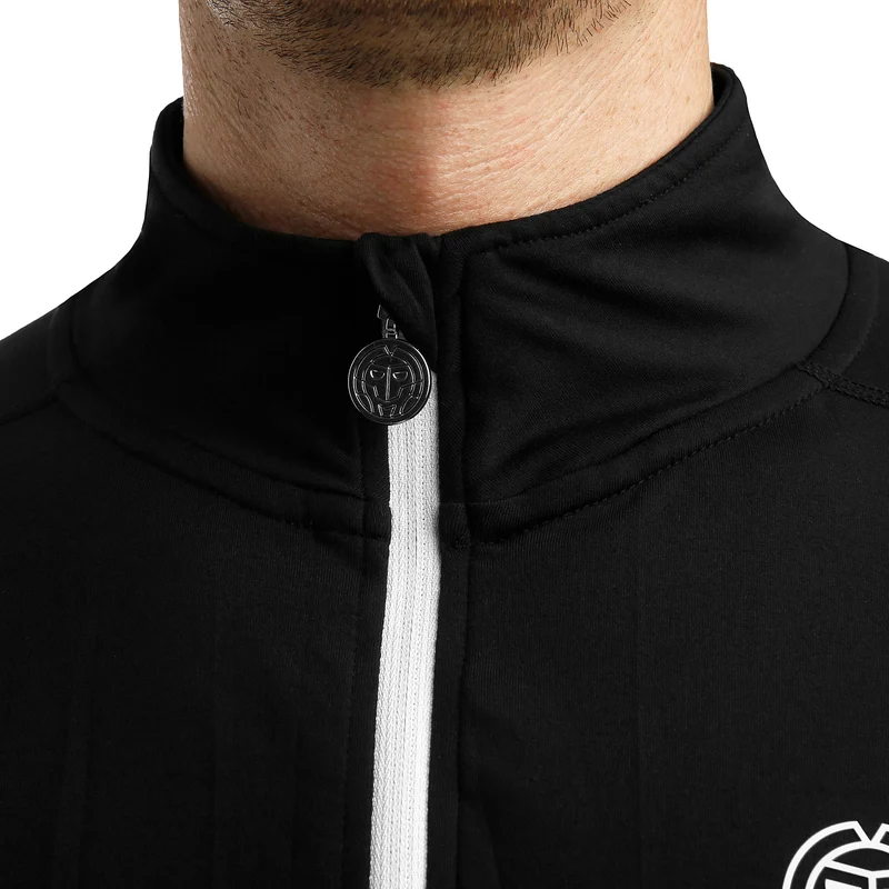 Zac Tech Half Zip Longsleeve Herren - schwarz, weiß