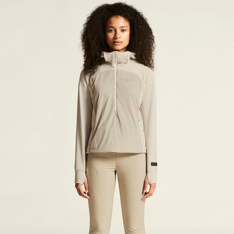 SubZ Light Sweatjacke Damen - beige
