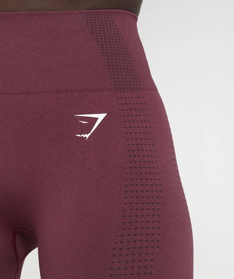 Gymshark Vital Leggings - Baked Maroon Marl