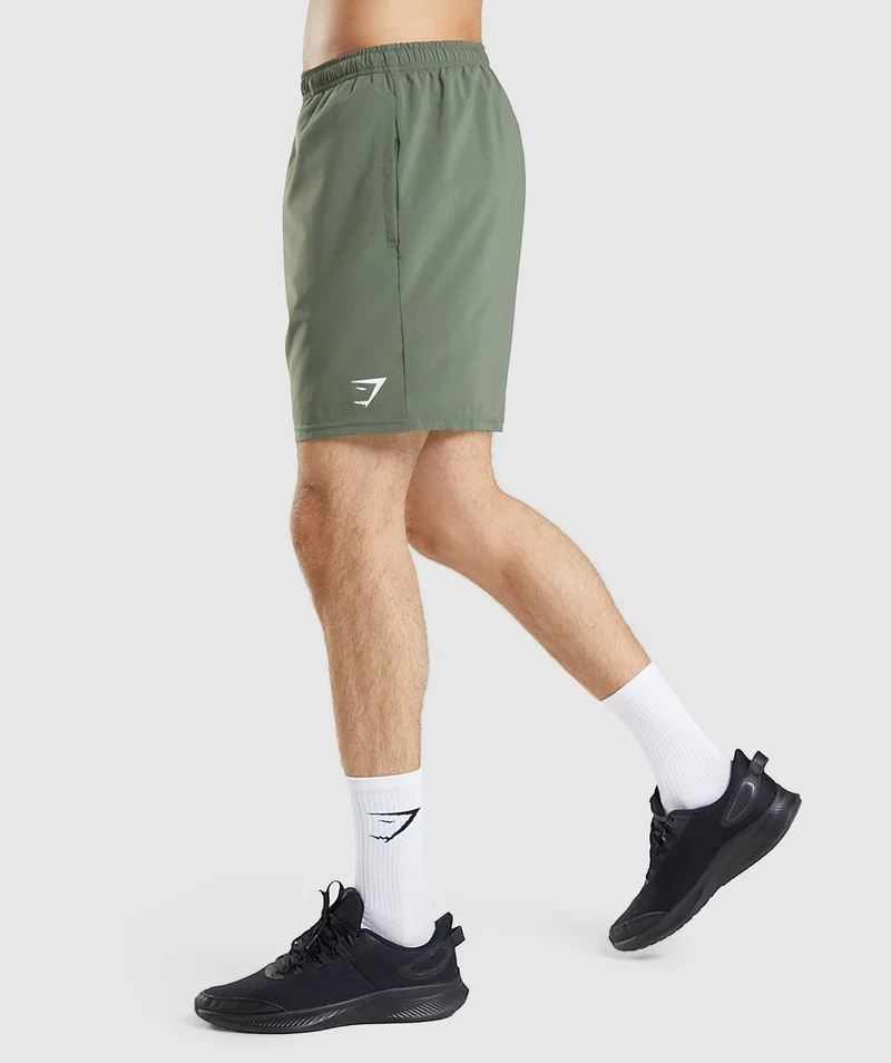 Gymshark Arrival 7" Shorts - Green