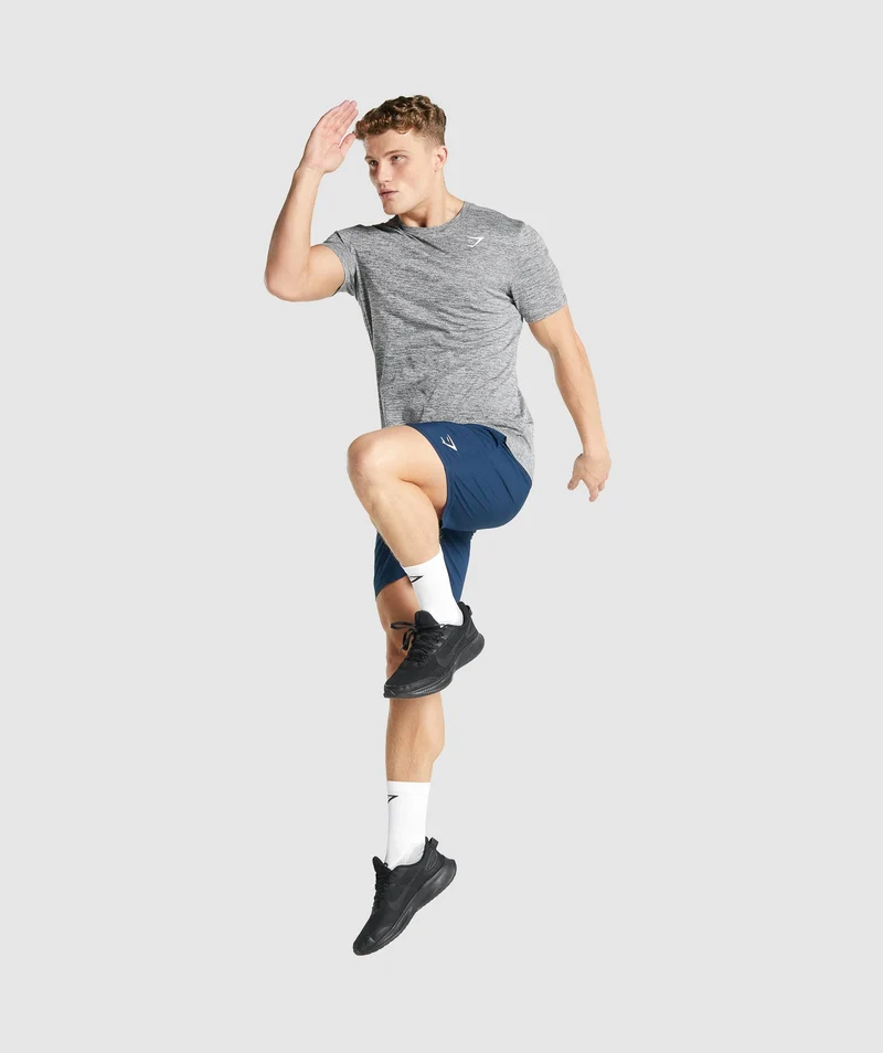 Gymshark Arrival Marl T-Shirt - Charcoal Marl