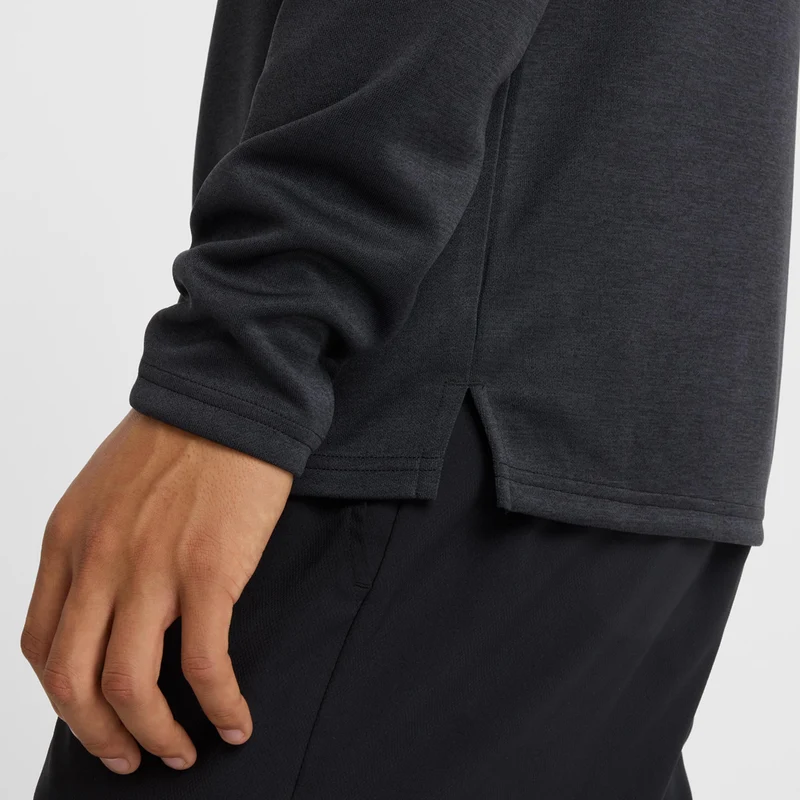 Knit 1/4 Zip Longsleeve Herren-Schwarz