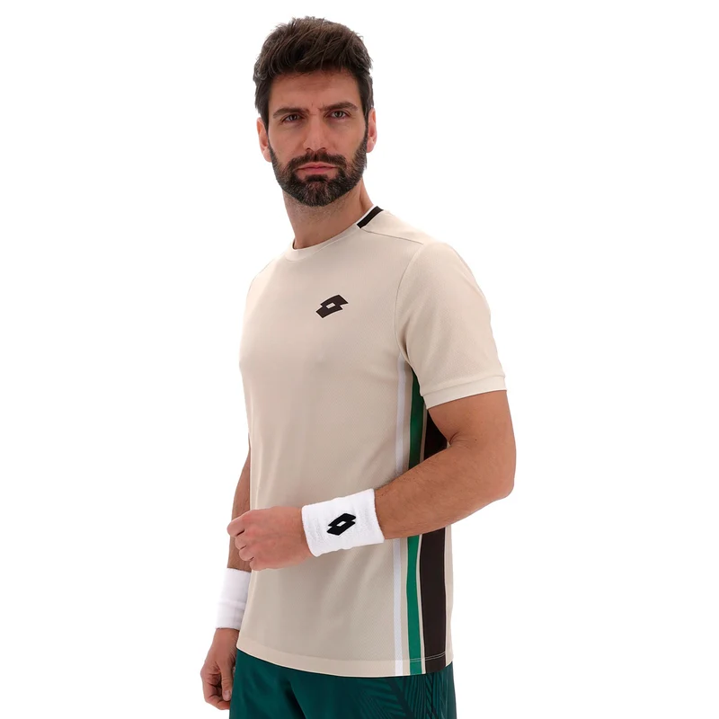 Tech VI T-Shirt Herren - creme, petrol
