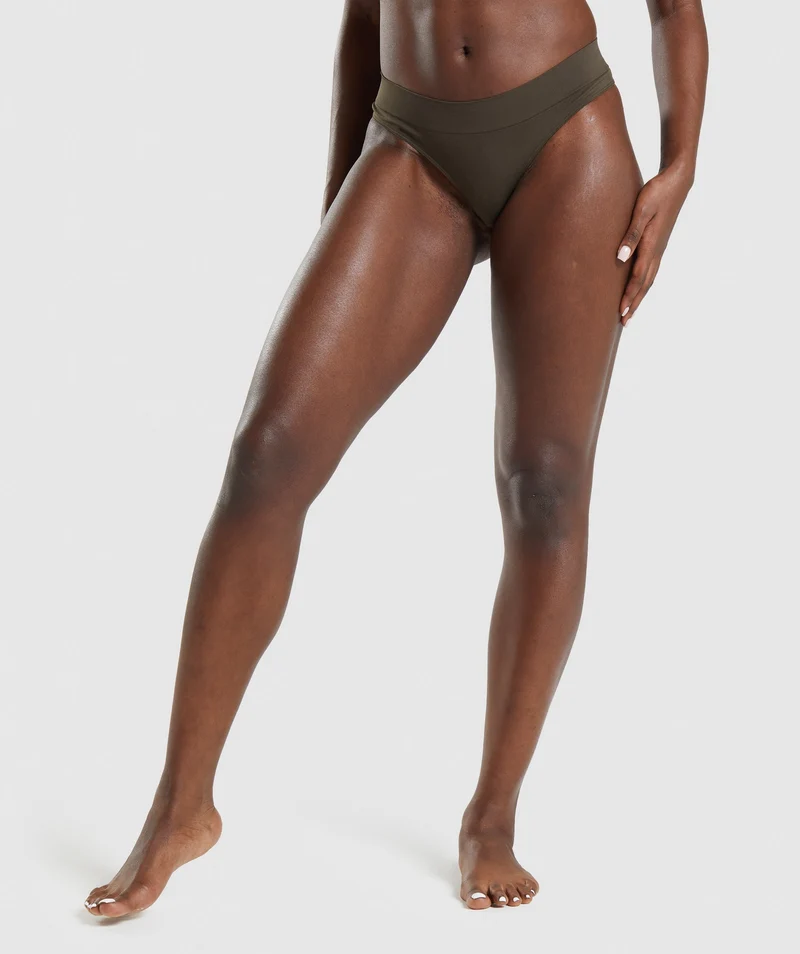 Gymshark Seamless Thong - Espresso Brown