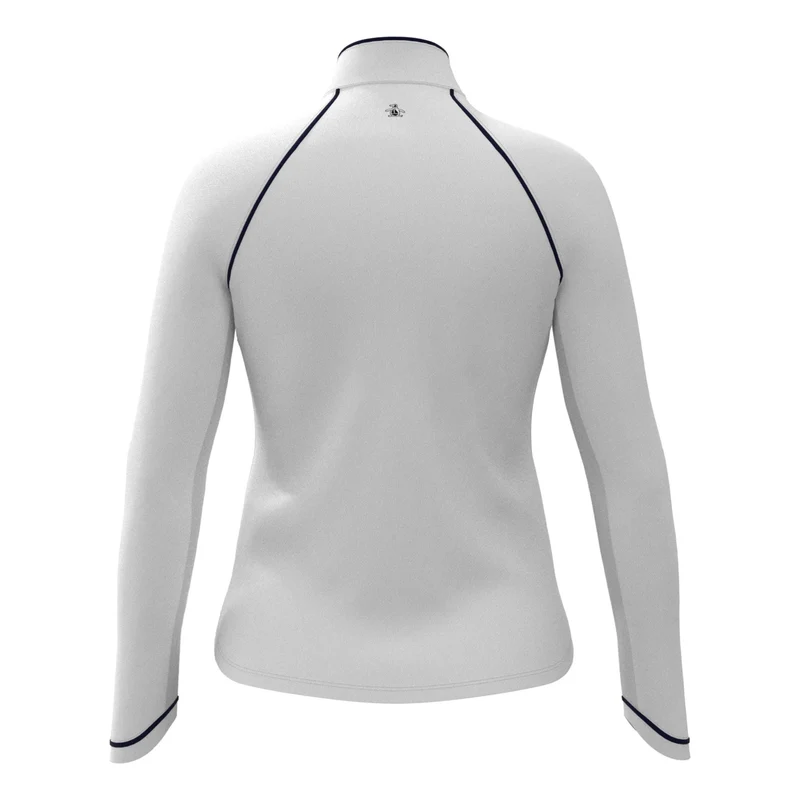 Solid Sun Protection Trainingsjacke Damen-Weiß