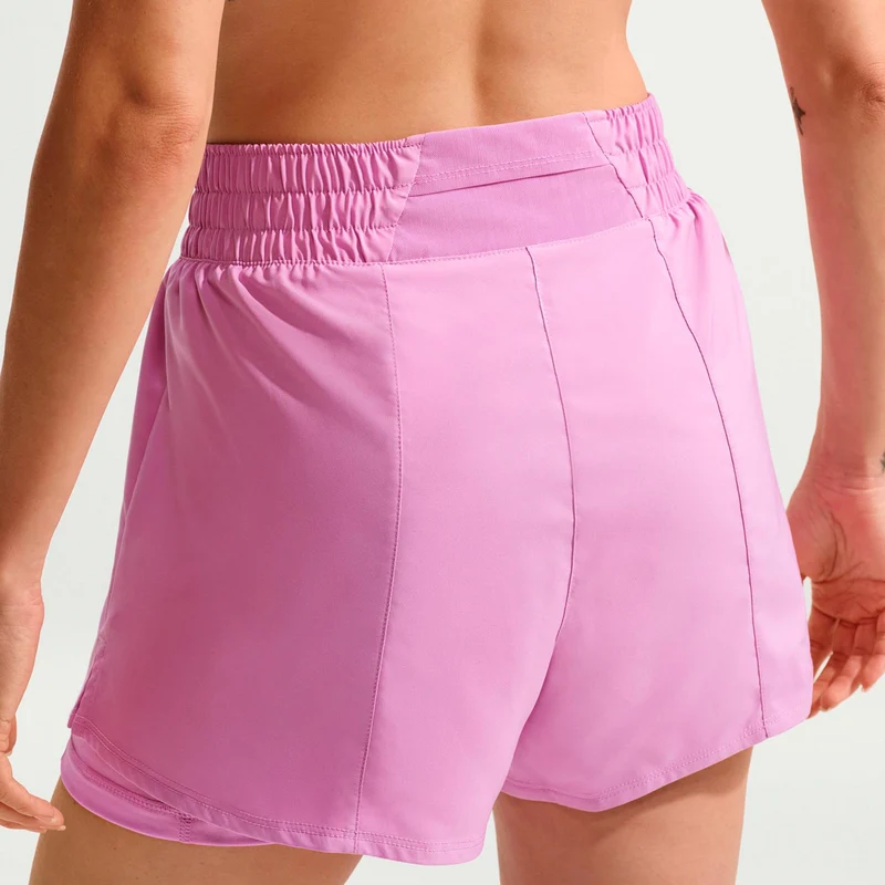 Dri-Fit One High Rise 2in1 3in Shorts Damen - flieder, weiß