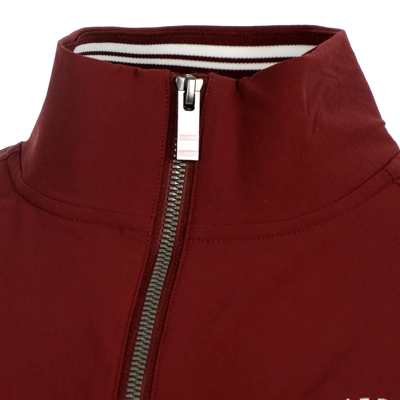 Davenport Woven Popover Sweatshirt Damen - berry