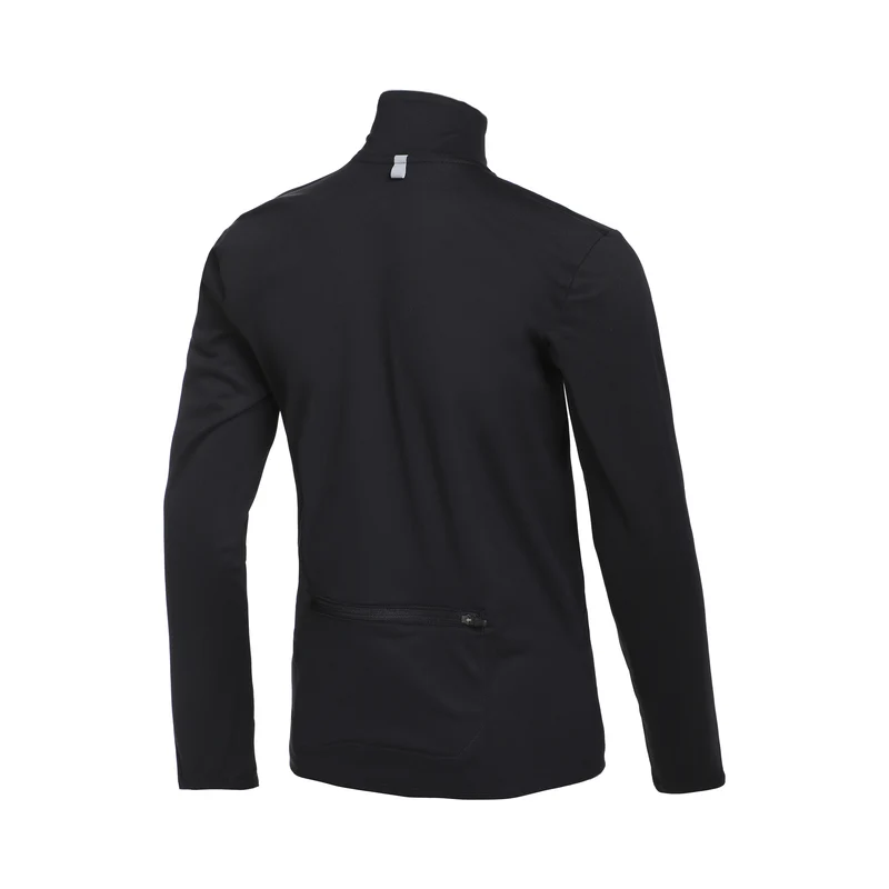 Dri-Fit Poly+ 1/4 Zip Longsleeve Jungen - schwarz,