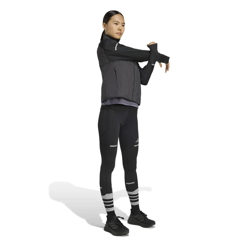 Adi365 Warm Laufjacke Damen-Schwarz