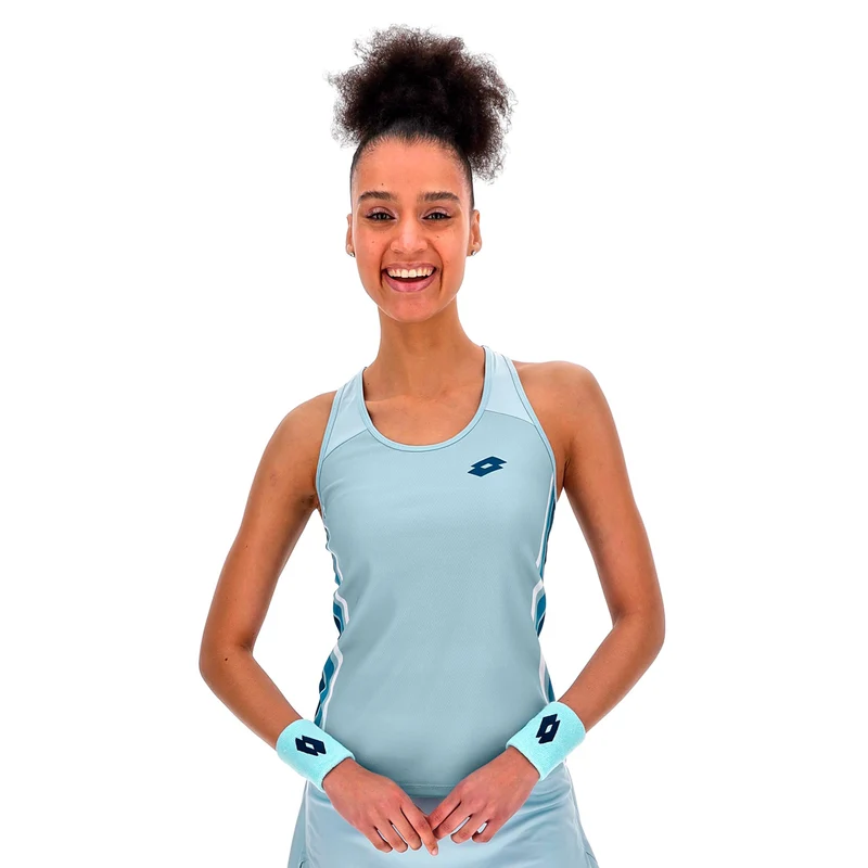 Tech VI Tank-Top Damen - hellblau, weiß