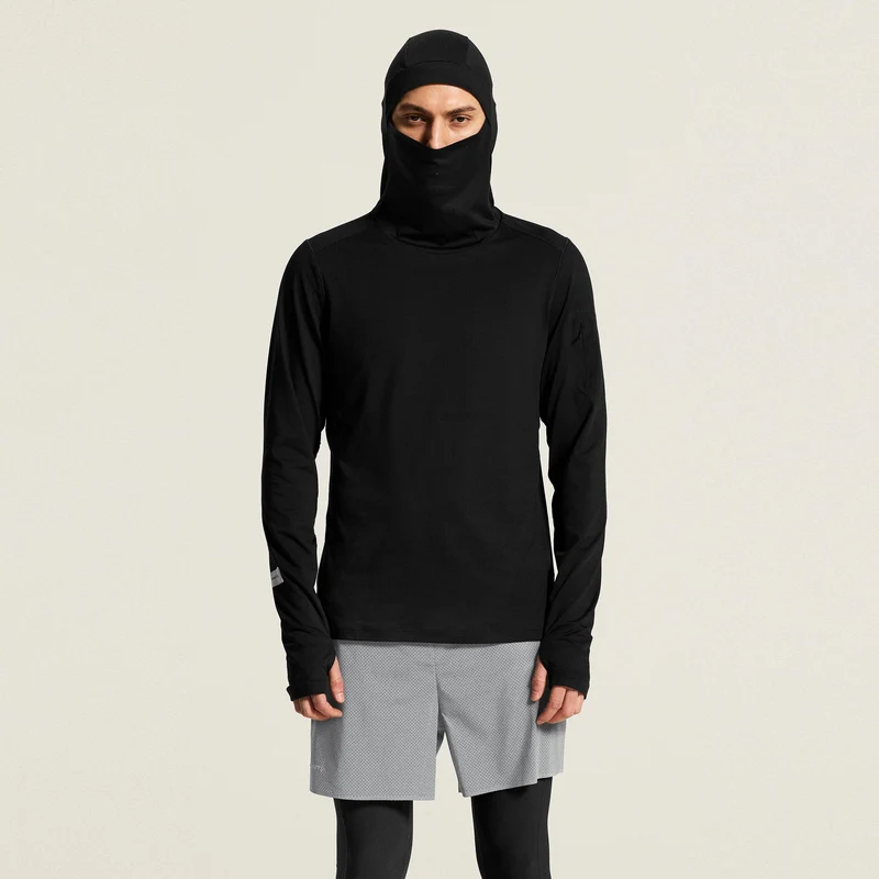 SubZ Thermal Laufshirt Herren - schwarz