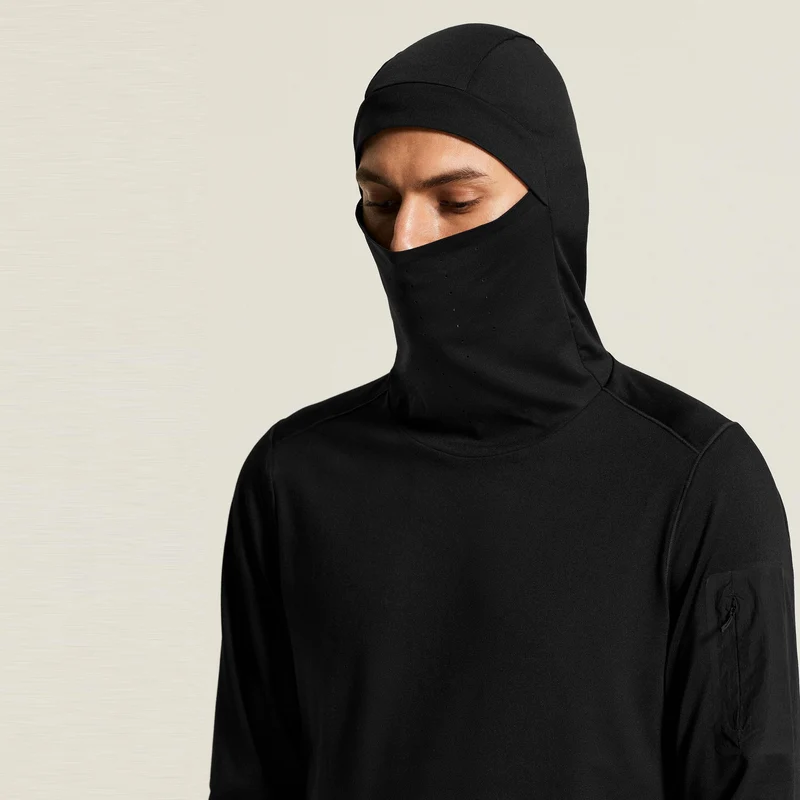 SubZ Thermal Laufshirt Herren - schwarz
