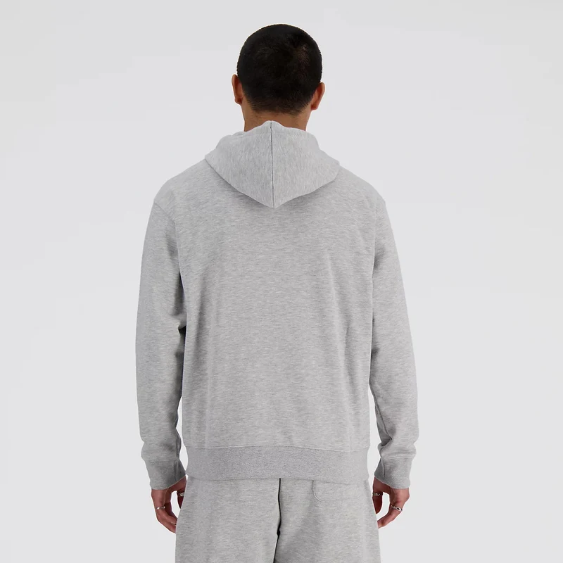 French Terry Logo Hoodie Hoody Herren-Grau