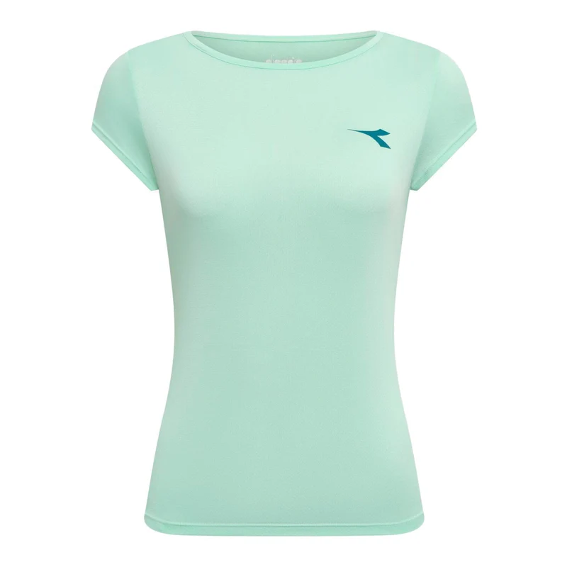 Court T-Shirt Damen-grün