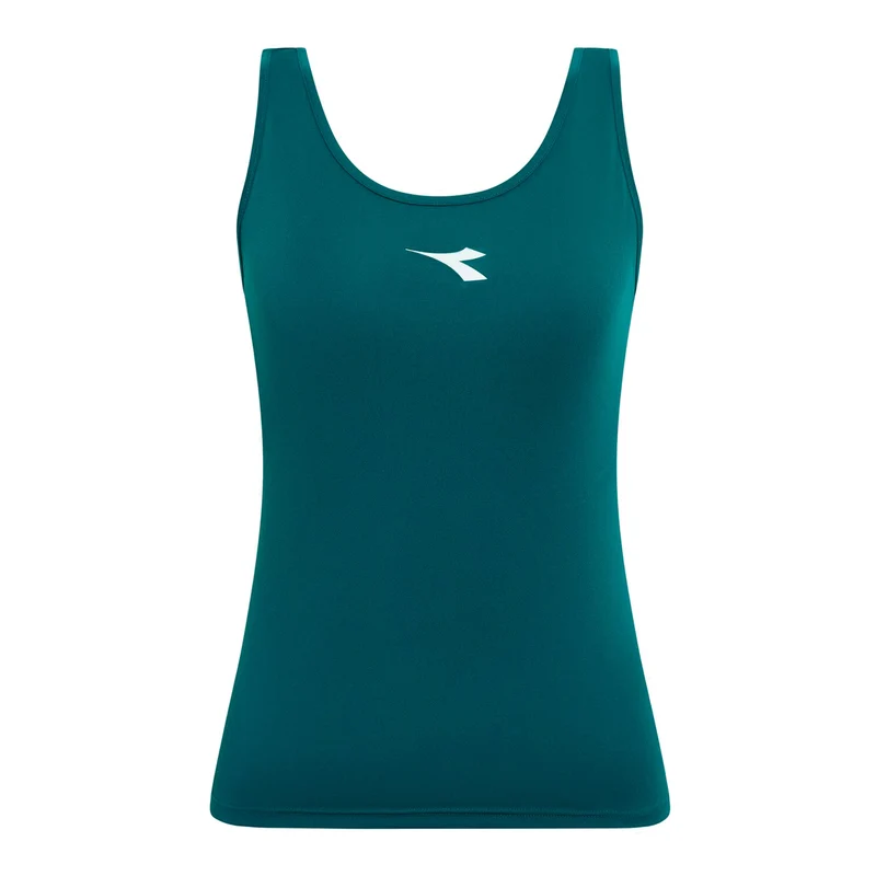 Court Tank-Top Damen-dunkelgrün