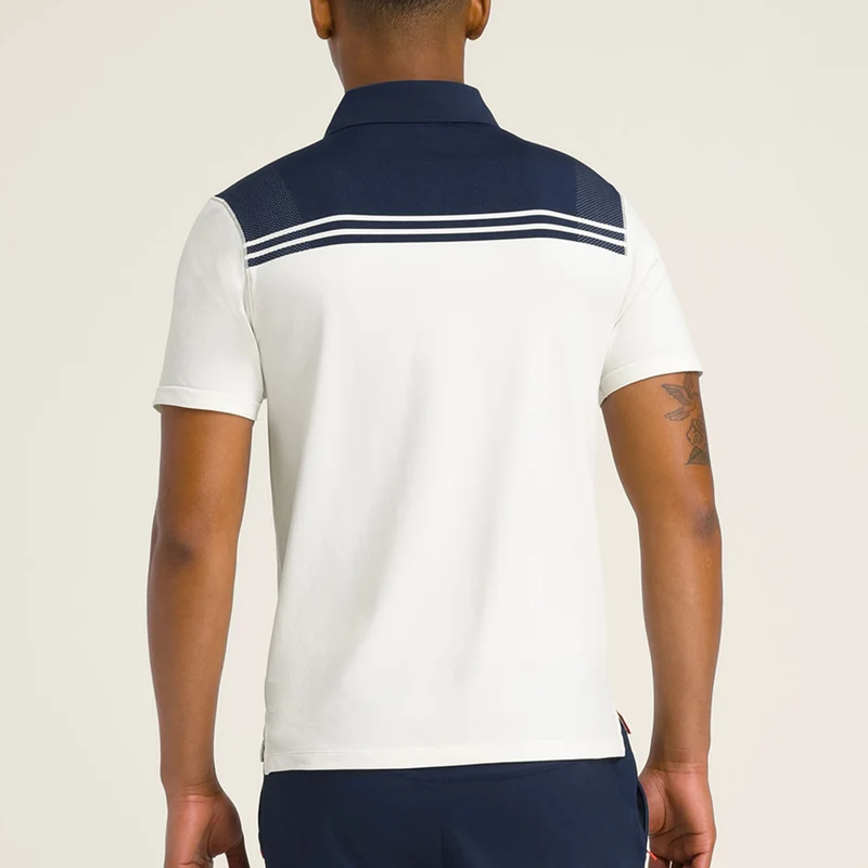 All Seasons Polo Herren-Dunkelblau,Creme