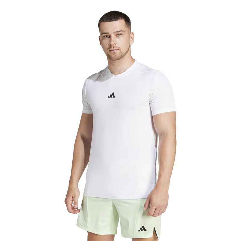 D4T T-Shirt Herren-Weiß