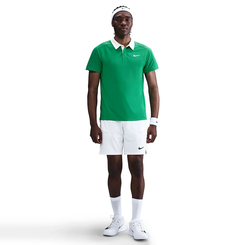 Court Dri-Fit Advantage Slam Polo Herren-Grün,Weiß