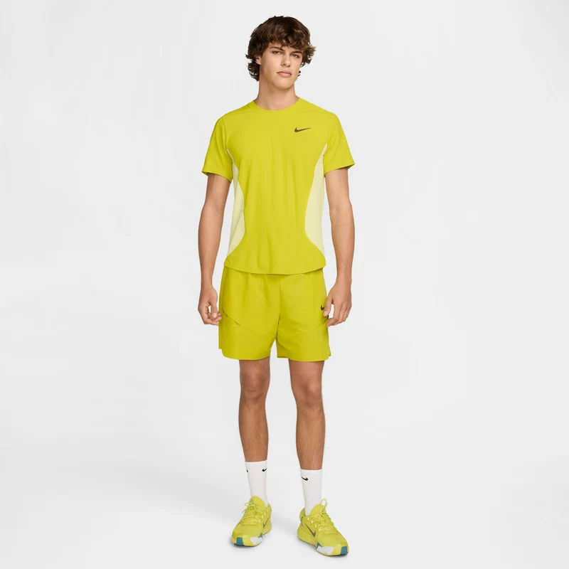 Court Dri-Fit Advantage Slam T-Shirt Herren - gelb, limette