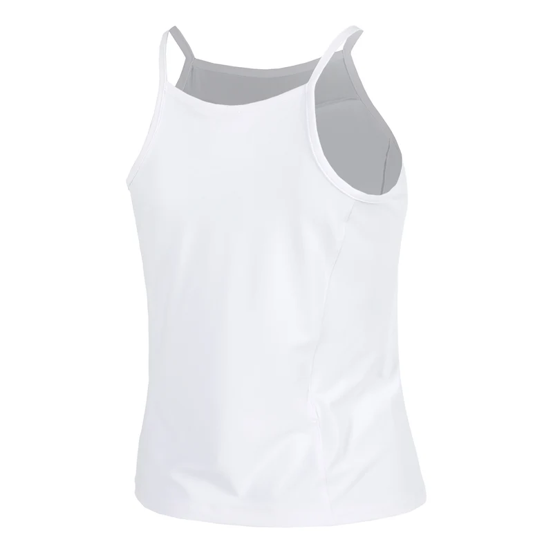 Mesh Tank-Top Damen-Weiß
