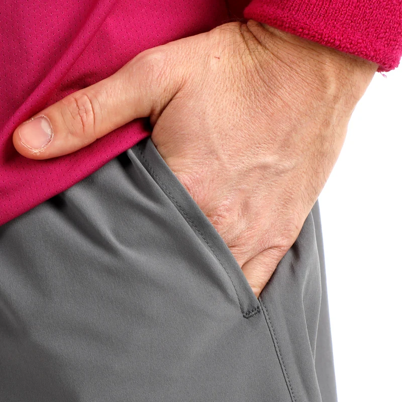 Challenger 2in1s 7in Shorts Herren - grau, weiß