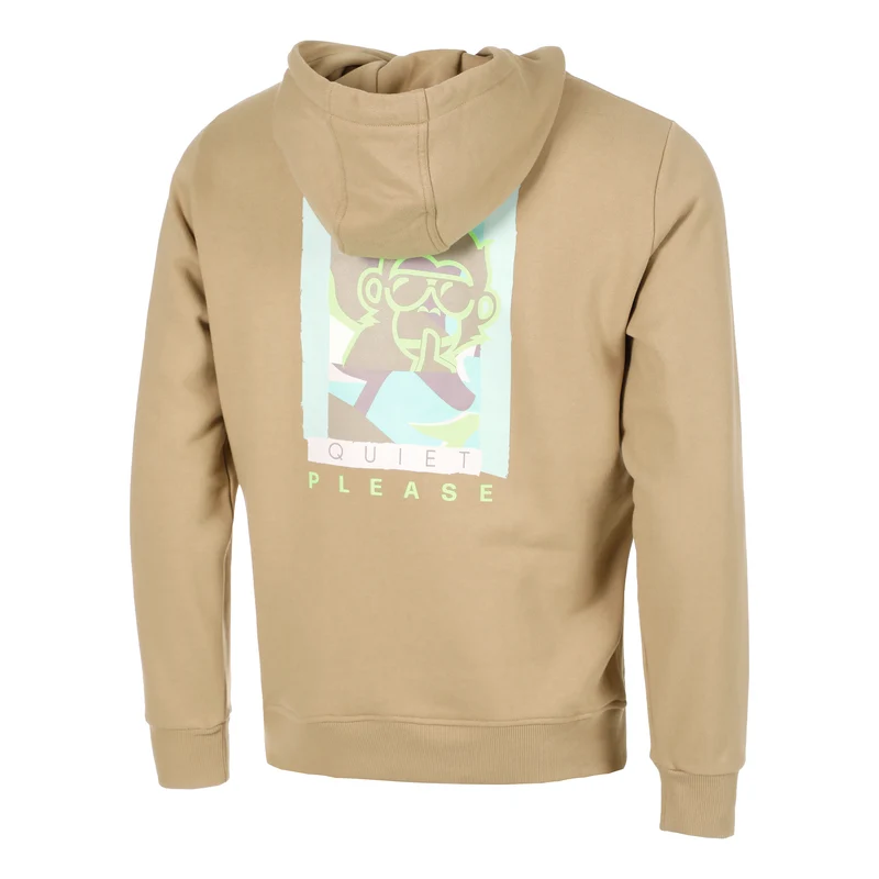 Wild Collage Hoody Herren-Beige,Mehrfarbig