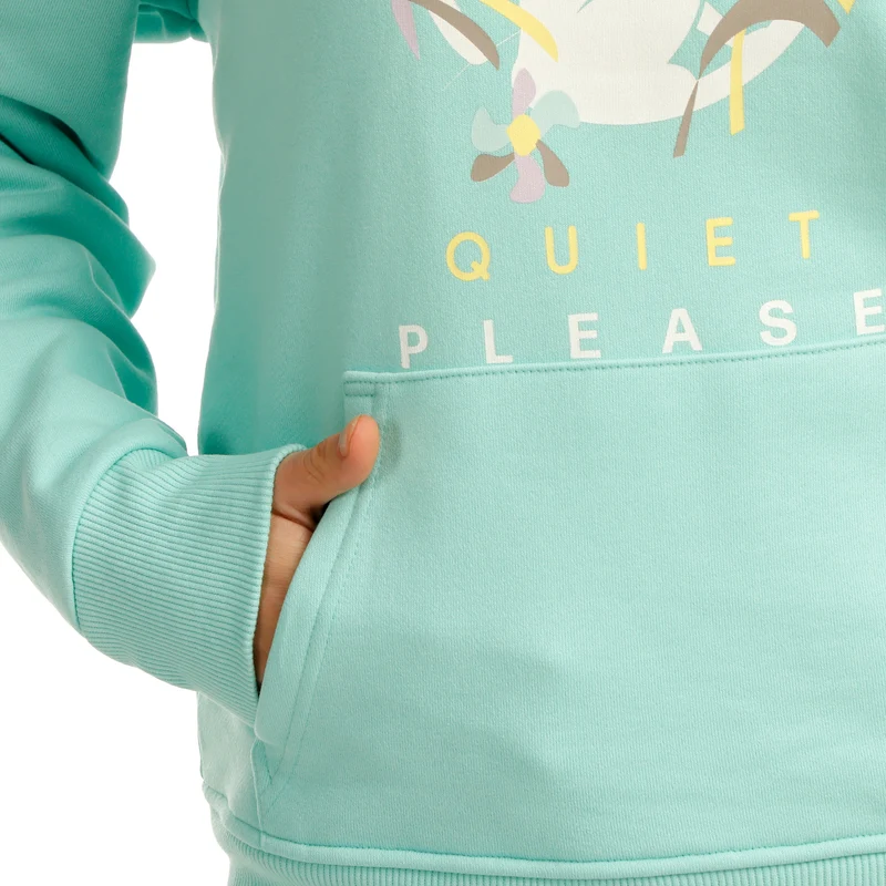 Wild Sketchy Hoody Damen-Türkis,Mehrfarbig