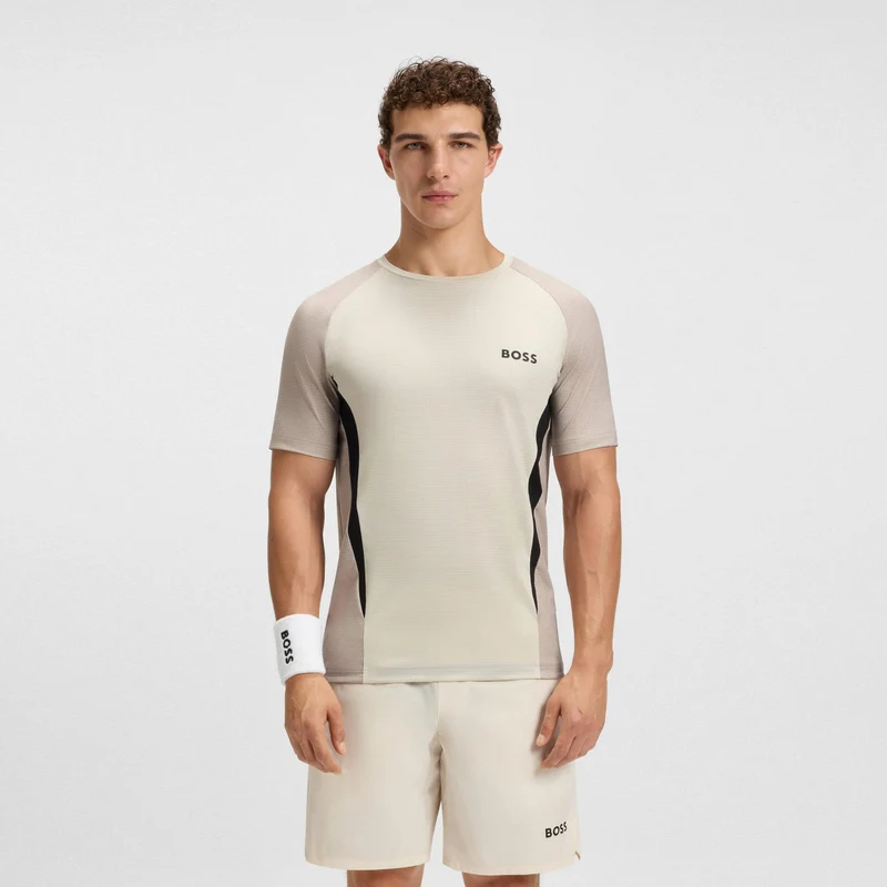 Matchball T-Shirt Herren-creme