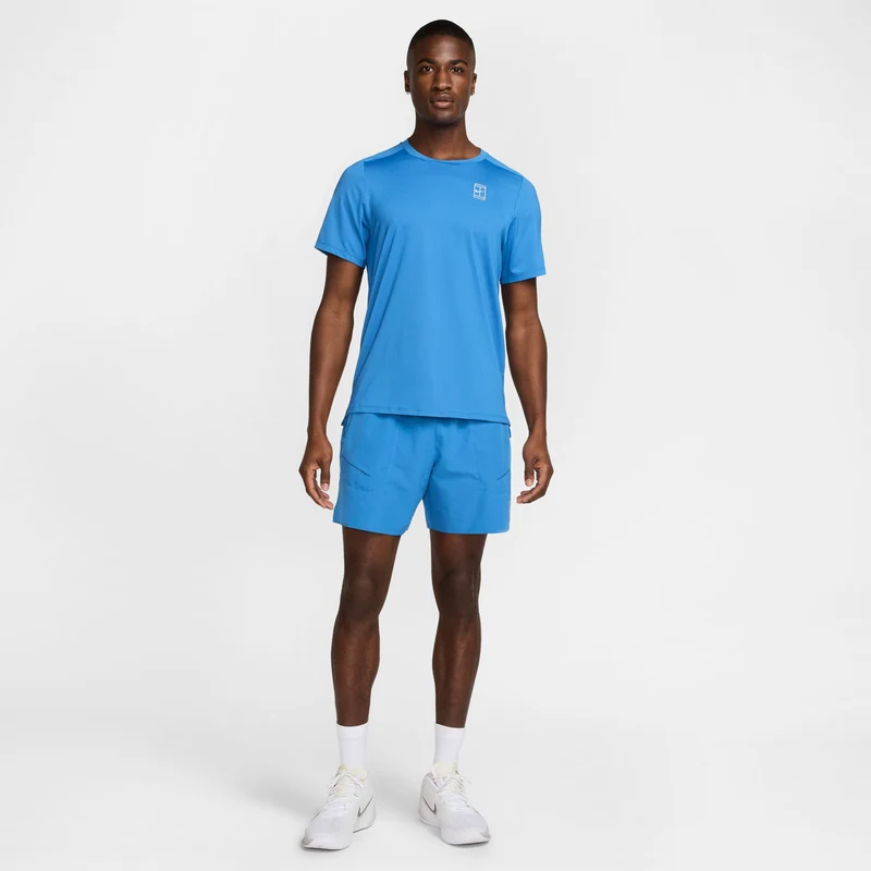Court Dri-Fit Advantage 6in Shorts Herren-Blau,Weiß