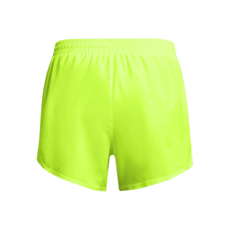 Fly By 3in Laufshorts Damen - neongelb