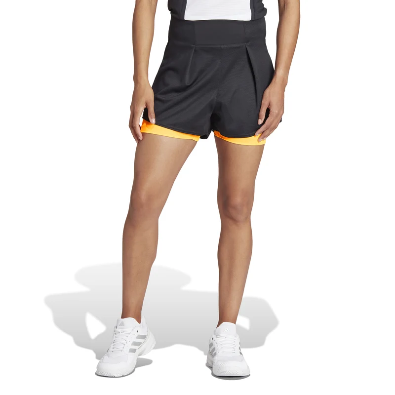 Match Pro 3in Ballshort Damen-Schwarz,Orange