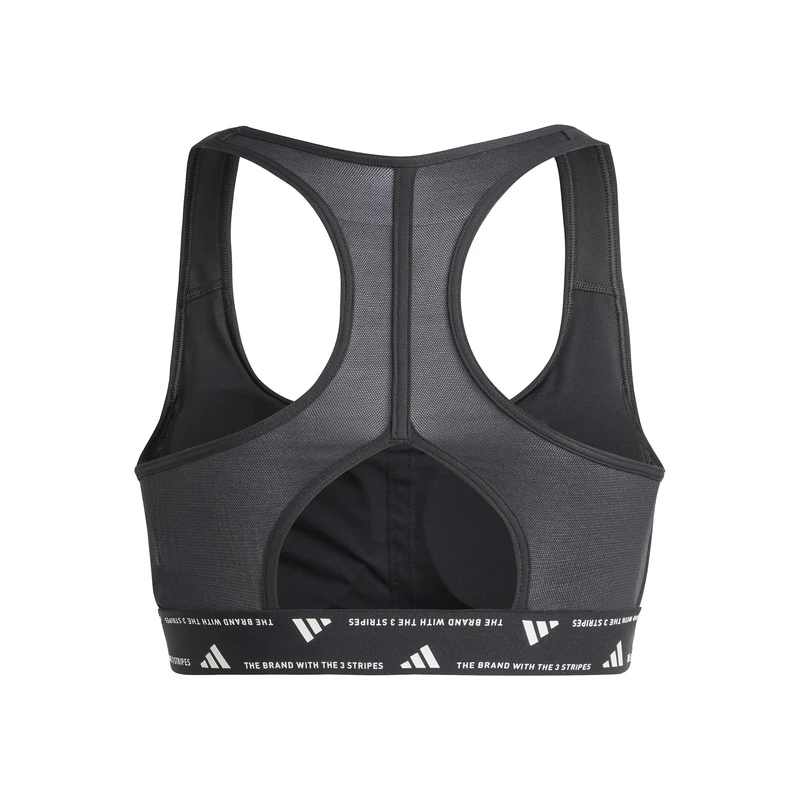 Powerreact Training Sport-BH Damen - schwarz