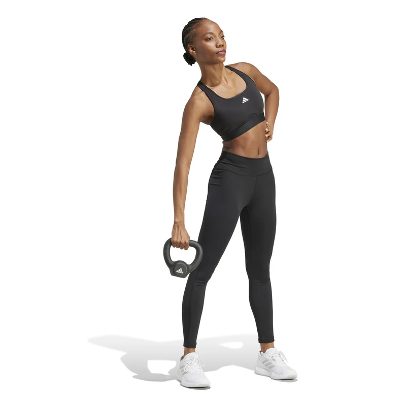 Powerreact Training Sport-BH Damen - schwarz