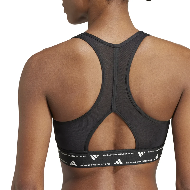 Powerreact Training Sport-BH Damen - schwarz