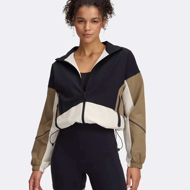 Unstoppable Trainingsjacke Damen-Schwarz,Khaki